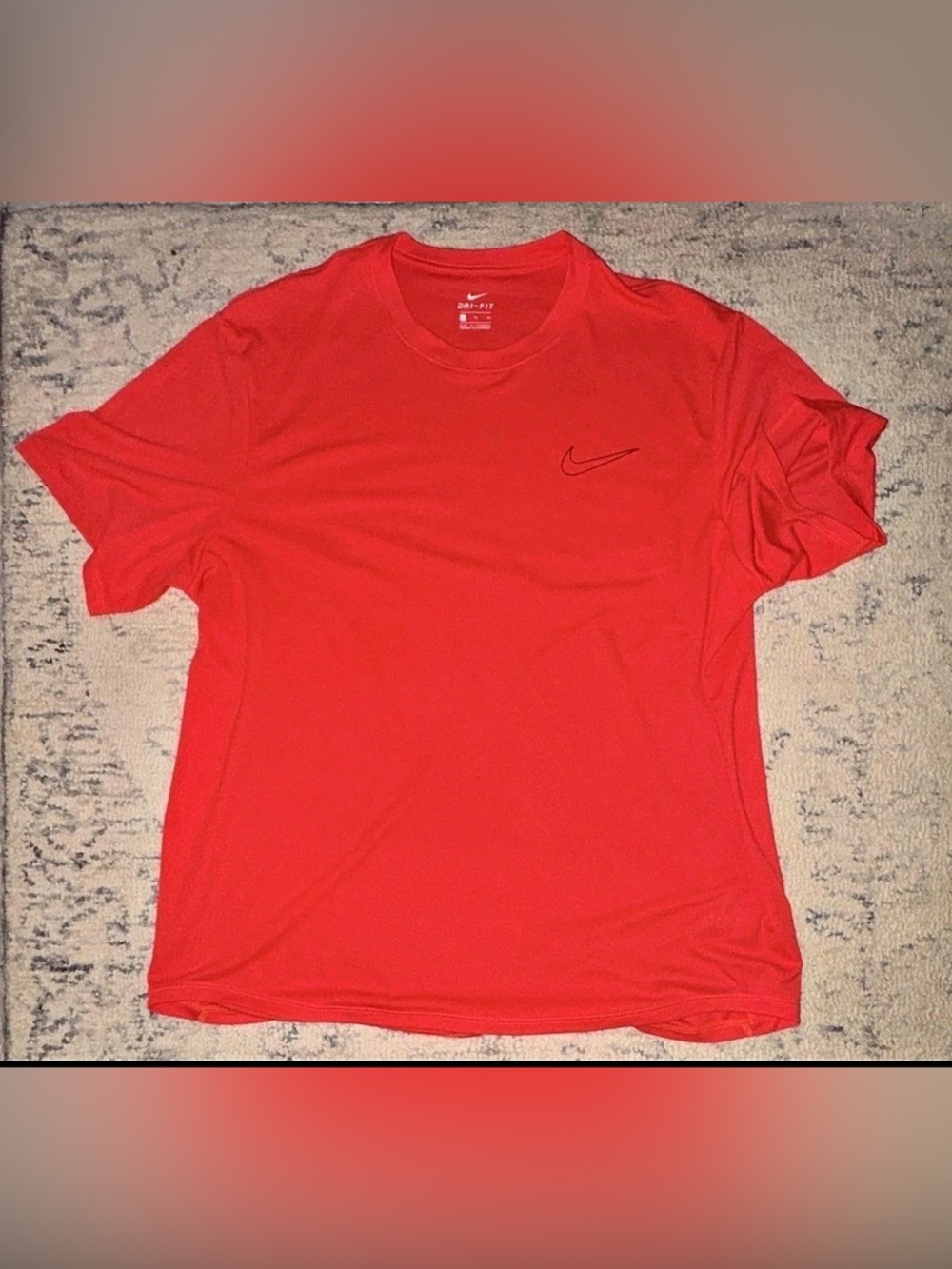 Nike Dri-FIT Legend Short Sleeve Tee Red Large
